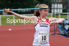 Women and Girls javelin, 2021 North Eastern Track and Field Champs., Middesbrough. Photo: David T. Hewitson/Sports for All Pics